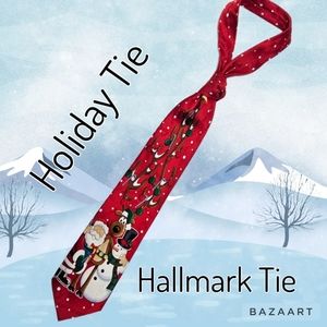 Christmas Hallmark Tie OS